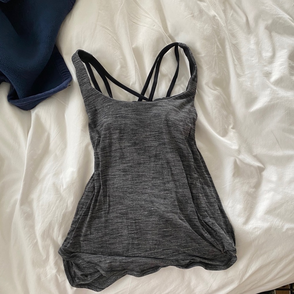 LULULEMON OPEN BACK TANN